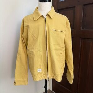 Aime Leon Dore Trapunto Workwear Jacket NWT | Rattan - Yellow | Mens Size XL